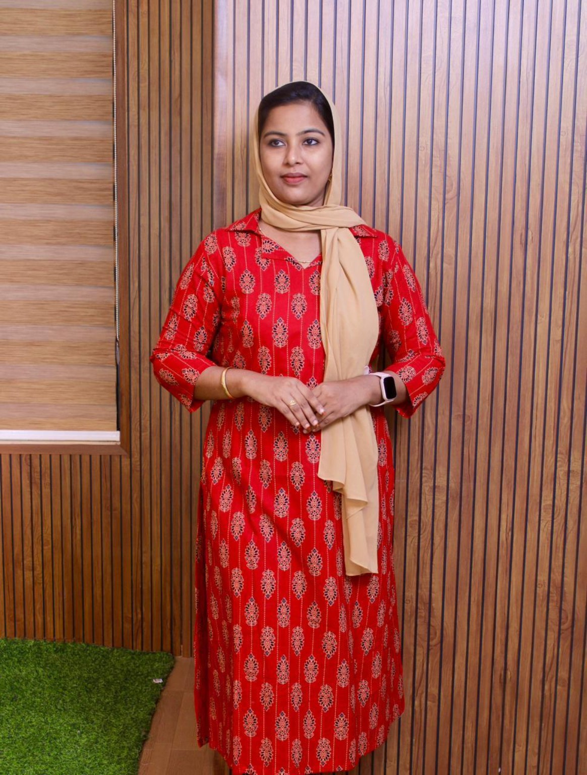 Haadiyaas Pure Cotton Printed Kurti | Shirt Collar | Office & Casual Wear