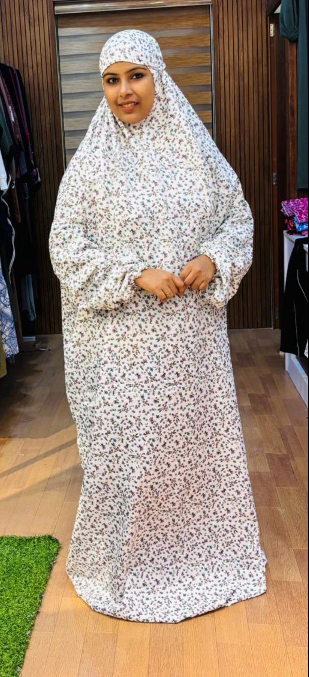 Lavender flower prayer dress