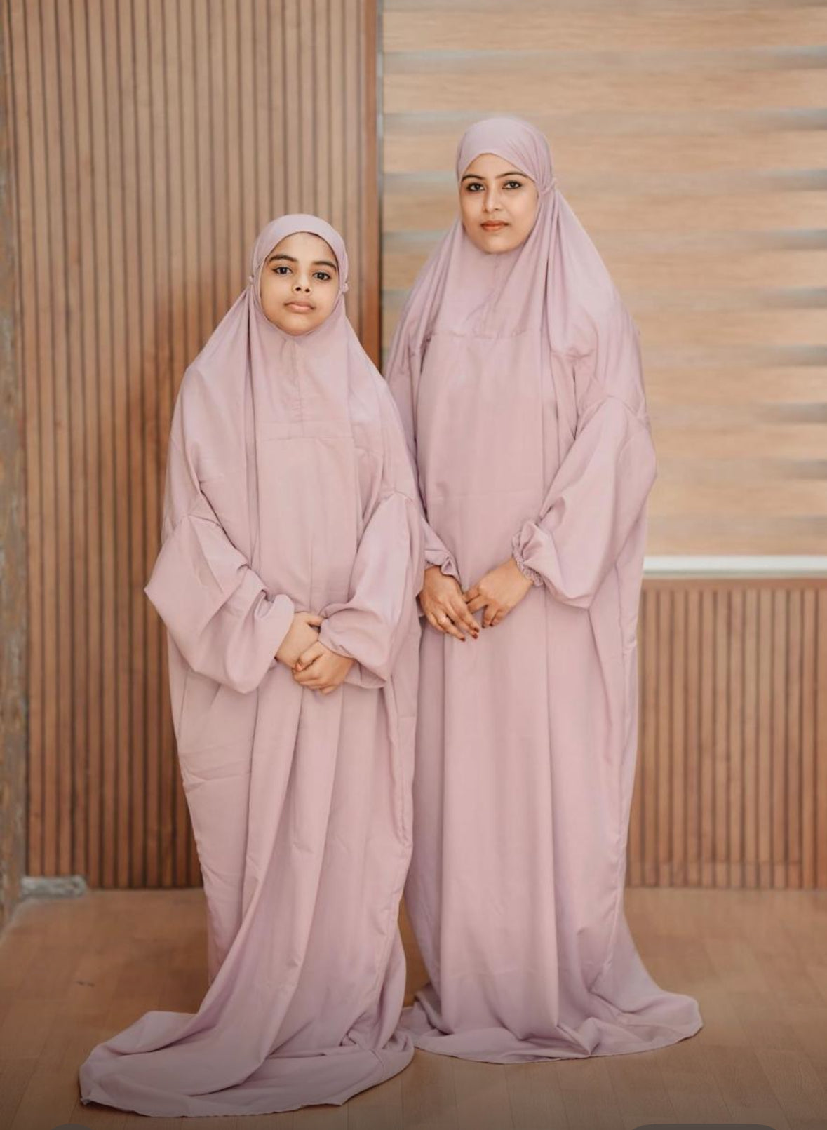 pink prayer dress Modest Muslim Girls Practical One Piece Prayer Dress
