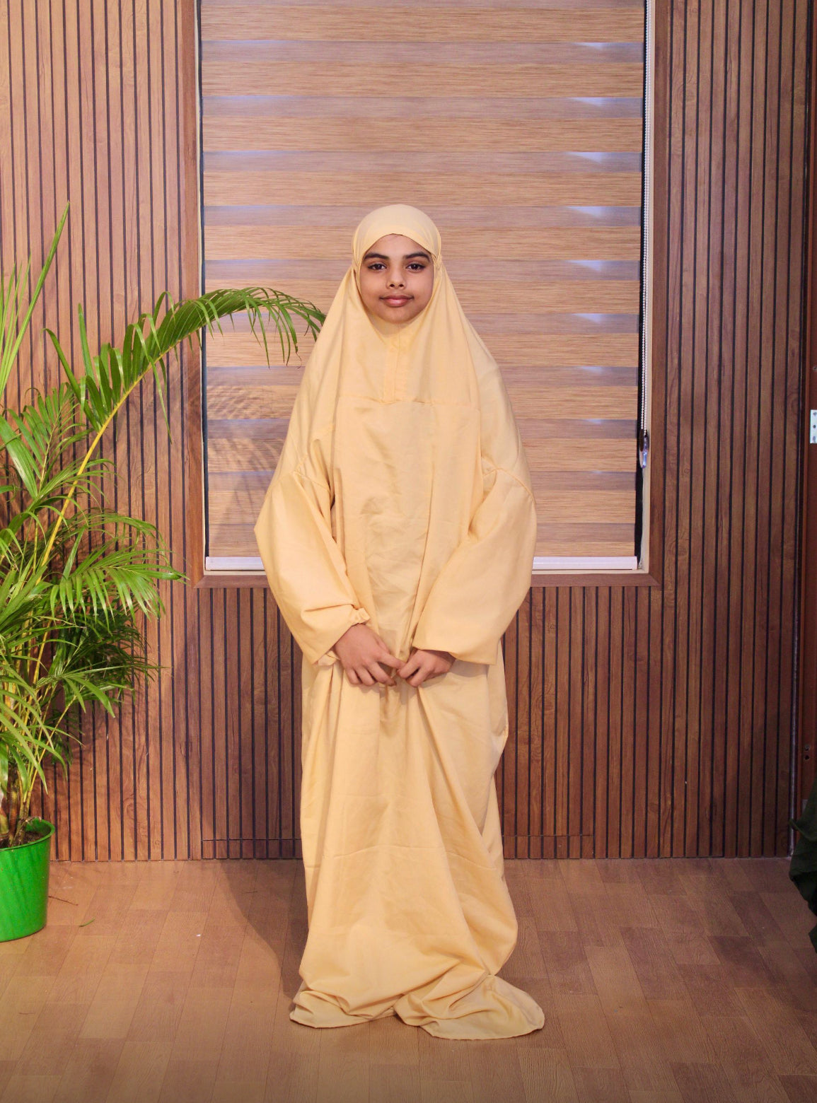 Kid's beige colour Prayer Dress