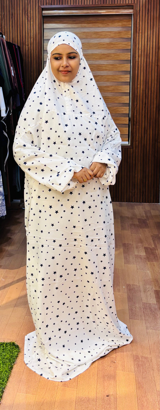 Kid's white Star prayer dress