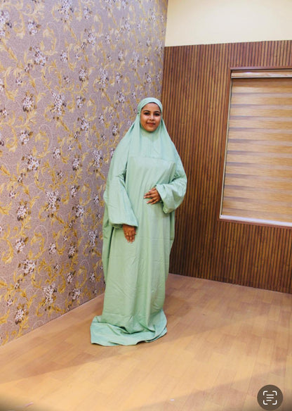 Plane Green Prayer Dress