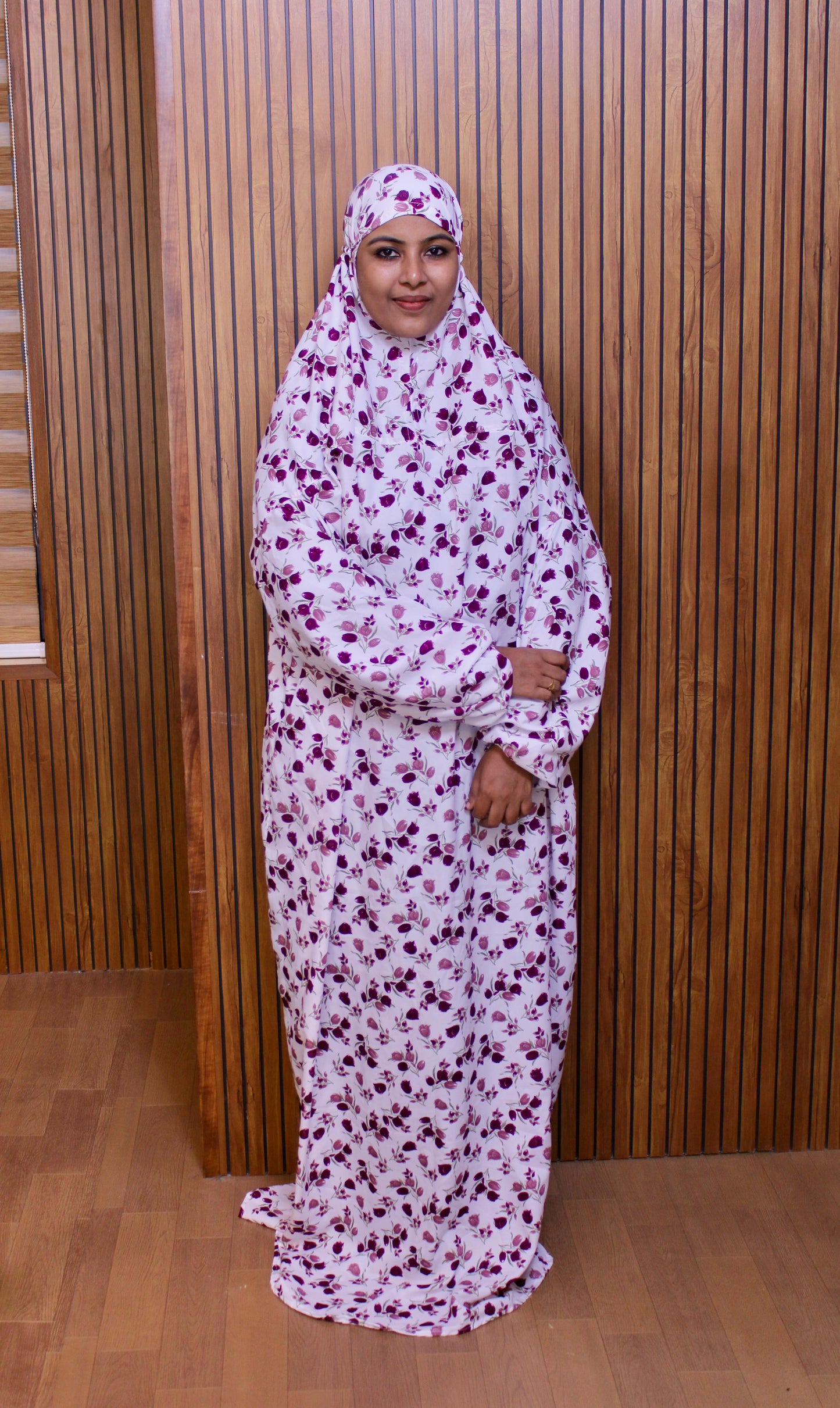 Lavender flower prayer dress