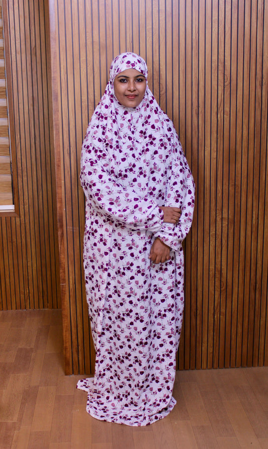 Lavender flower prayer dress